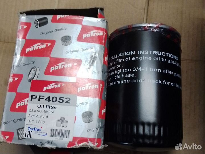 Фильтр масляный форд