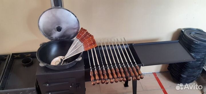 Шампура для люля и двойной спицей для овощей