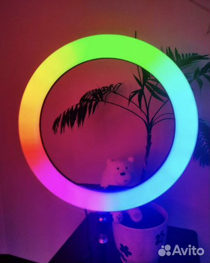 Новая цветная кольцевая лампа