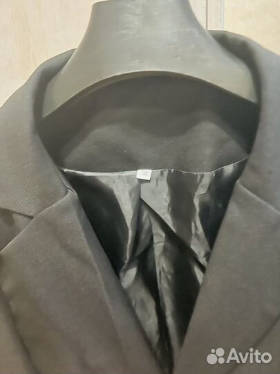 Пиджак мужской черный 58