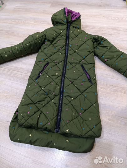 Пуховик зимний для девочки 134