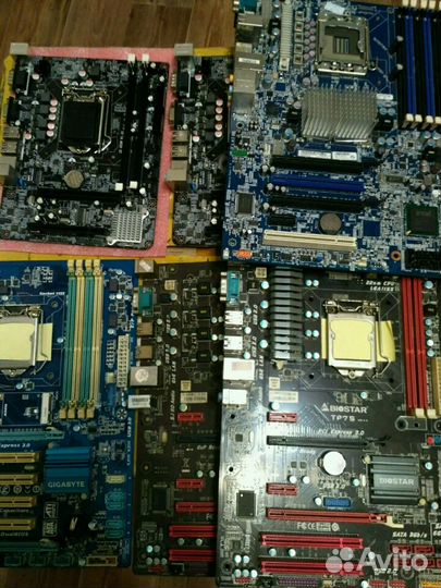 Материнские платы неисправные