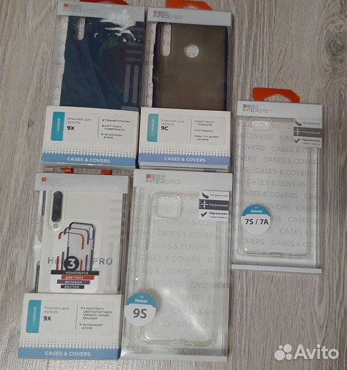 Чехлы для Honor, Huawei и Xiaomi; Защитные стёкла