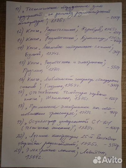 Книги по радиотехнике и телевизионной аппаратуре 1