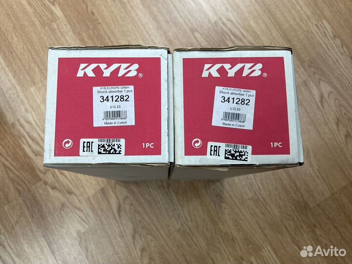 Задние амортизаторы и пружины nissan almera kyb