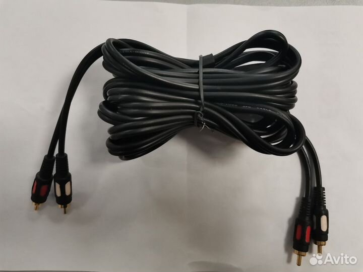 Шнур 2RCA-2RCA luxmann,5 метров,новый