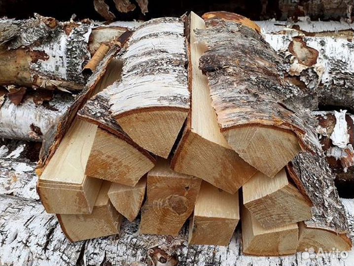 Дрова берёзовые колотые насыпь от производителя