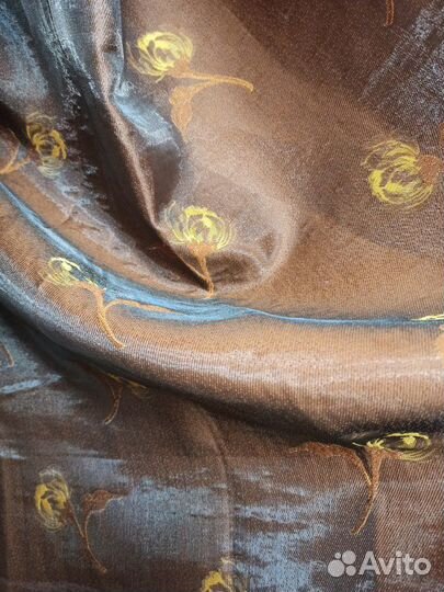 Шторы цветочные