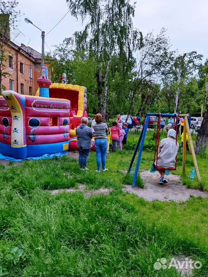 Аренда надувного батута «Пиратский корабль»