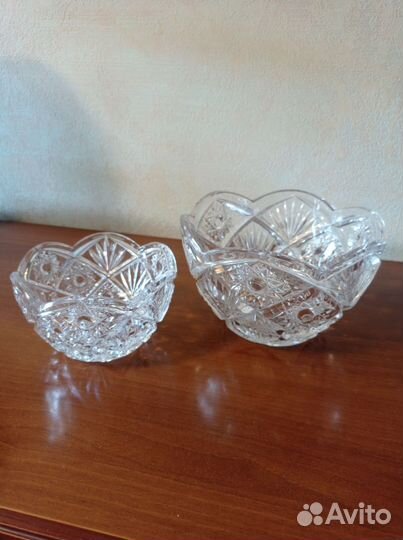 Хрустальные вазы (салатник)