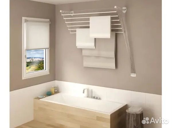 Сушилка для белья настенная / потолочная складная