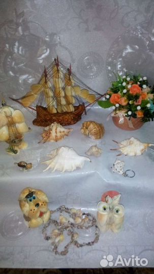 Фигурки, ракушки