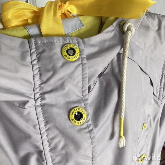 Куртка парка женская серая р.50-52