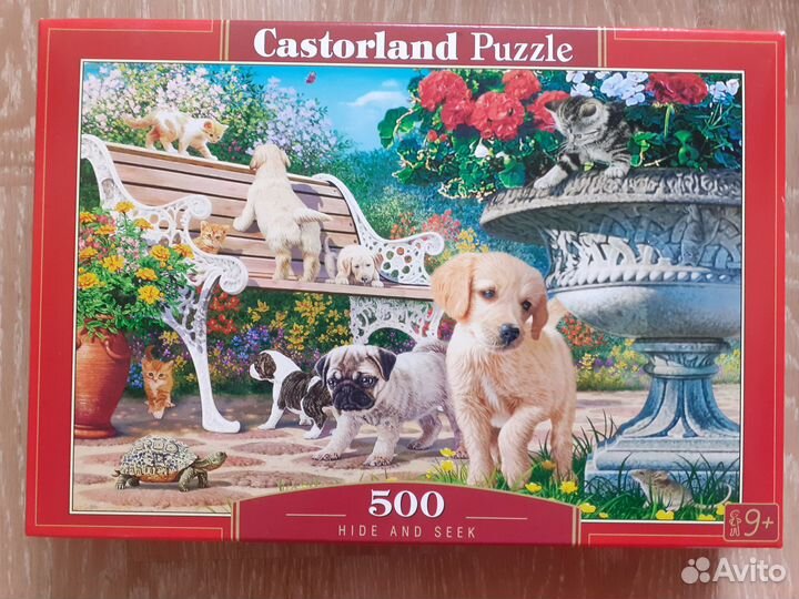 6 пазлов разных производителей