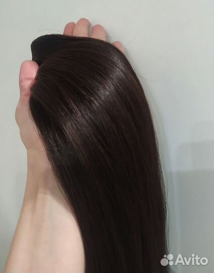 Волосы для наращивания натуральные на заколках 55с