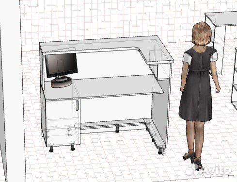 Стойка ресепшн бу