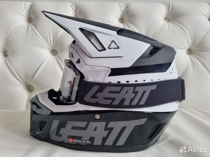 Шлем Leatt Moto 8.5 Pro 2023 с очками Leatt 5.5