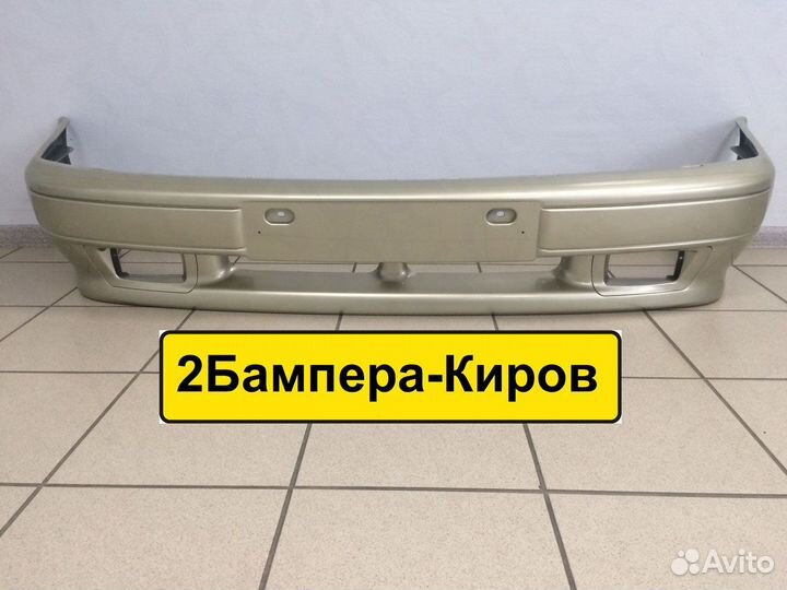 Бампер передний ваз 2114, цвет нефертити, птф