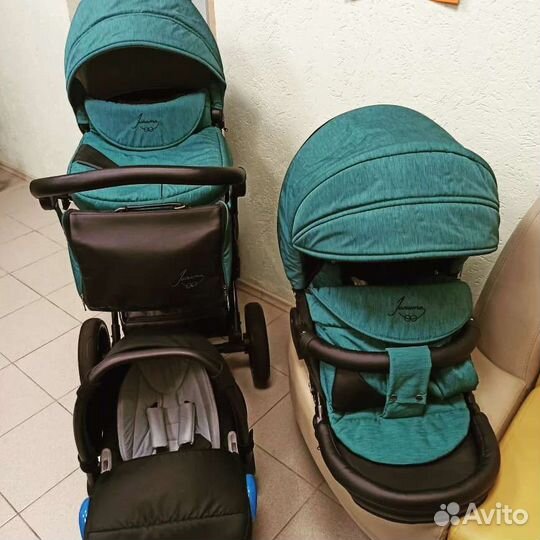 Премиум коляска Junama Diamond 3 в 1. Бриллиант