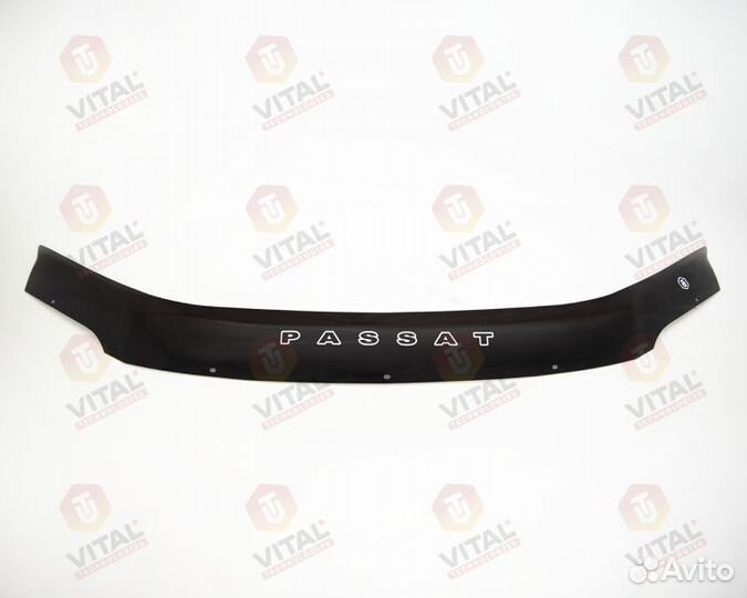 Спойлер капота (мухобойка) VW Passat B5+ рестайл