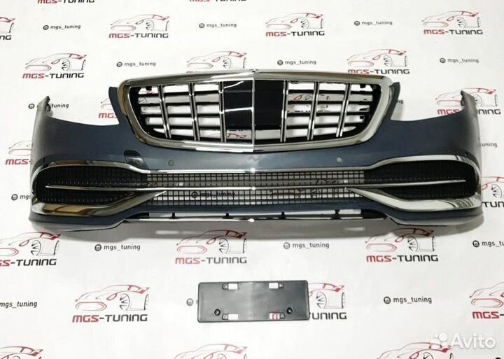 Бампер с решеткой B w222 17-н.в. Maybach