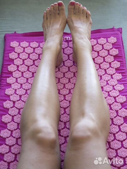 Массажный акупунктурный коврик и подушка