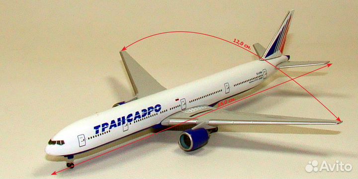 Модель самолета Boeing 777-300 Трансаэро Airlines