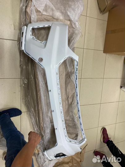 Бампер передний для hyundai creta цвет белый PGU