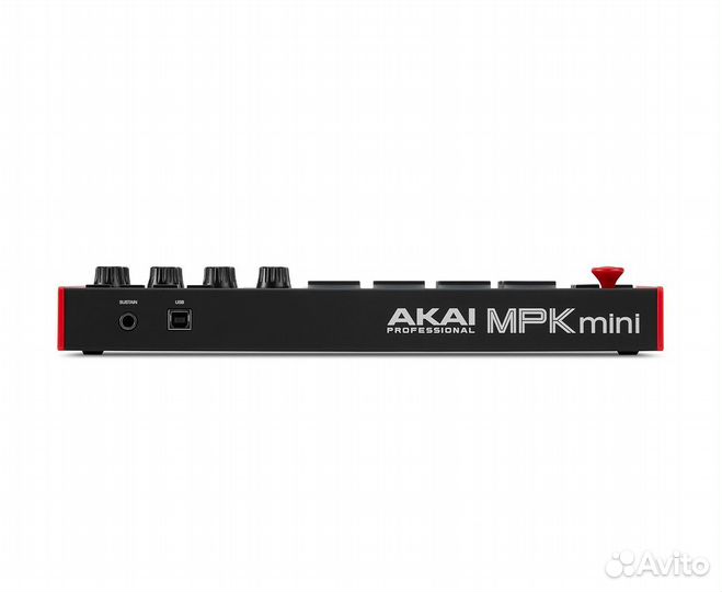 Akai MPK mini 3 midi-клавиатура, красная, новая