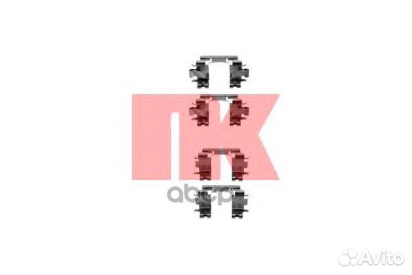 Пружины прижимные дисковых колодок к-т.honda CI