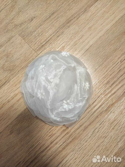 Банты для волос белые