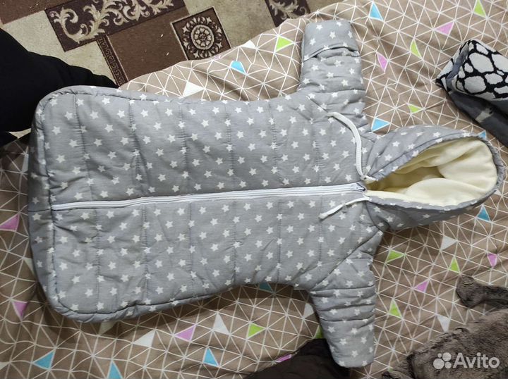 Конверт с рукавами в коляску утепленный