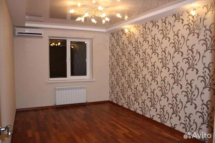 Шпаклевка под обои, под покраску. Поклейка обоев