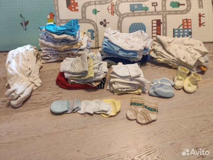 Вещи для новорожденных пакетом 56-62