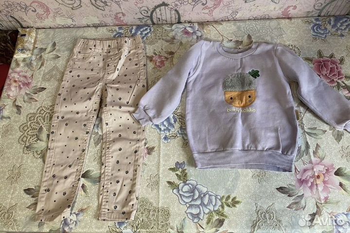 2 больших пакета вещей для девочки 98-104