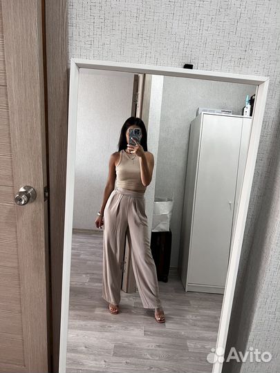 Брюки zara палаццо