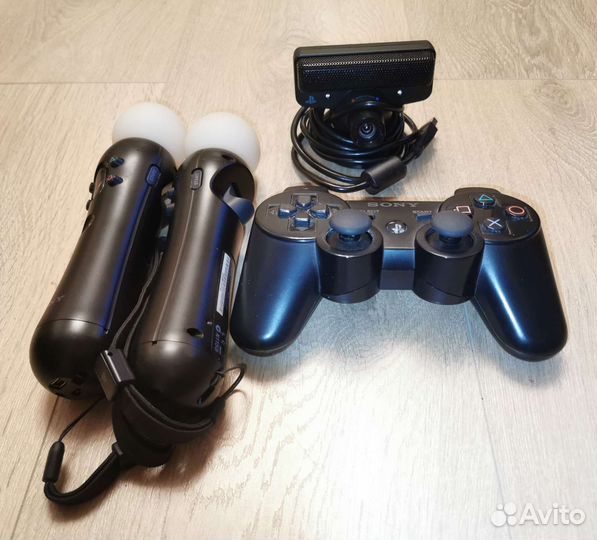 PS3 + камера + move + библиотека лучших игр