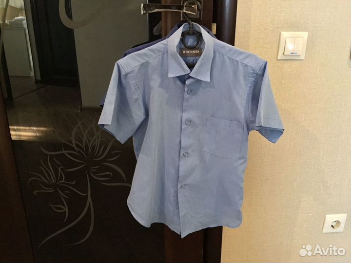 Рубашки школьные 140—146