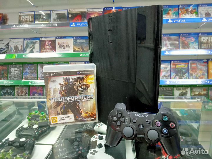 Sony PlayStation 3 Super Slim + Игра Transformers