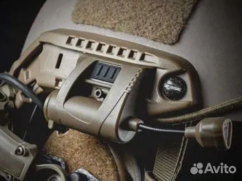 Тактический фонарь с ик-подсветкой на шлем + аккум