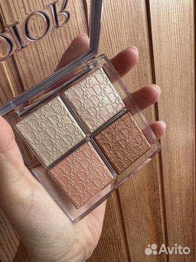 Палетка хайлайтер dior backstage