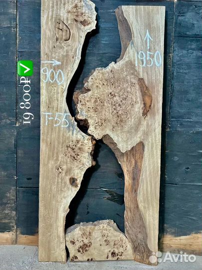 Заготовки для стол-река/сухие/каллиброванные