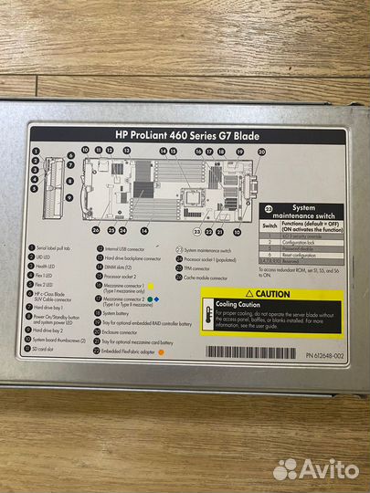Сервер hp proliant 460 series g7 blade