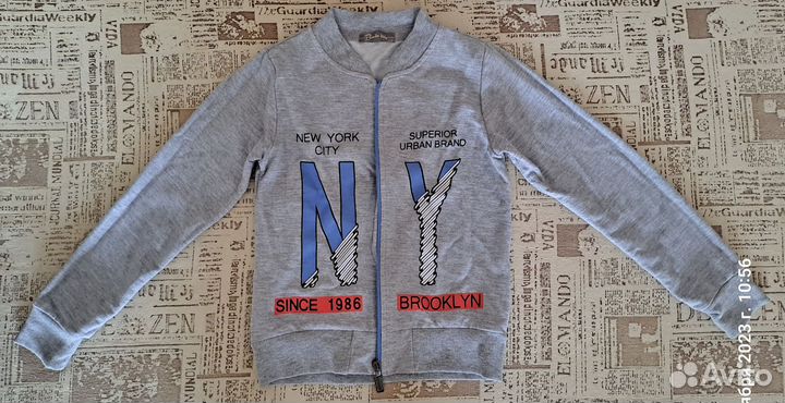 Кофта на молнии