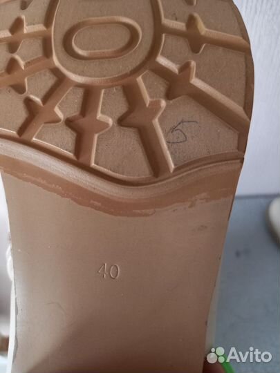 Сапоги женские натуральная кожа зима 40р