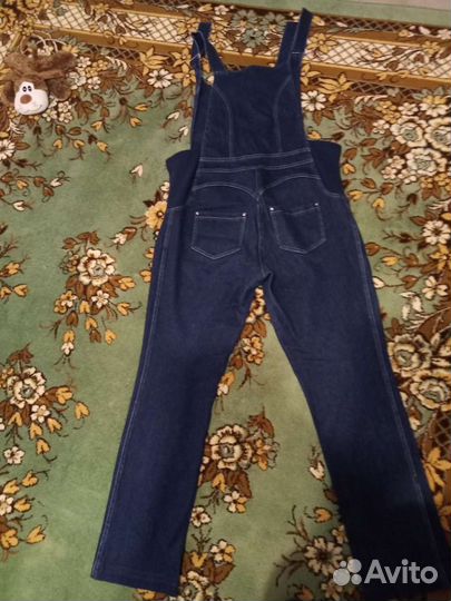 Джинсовый комбинезон для беременных