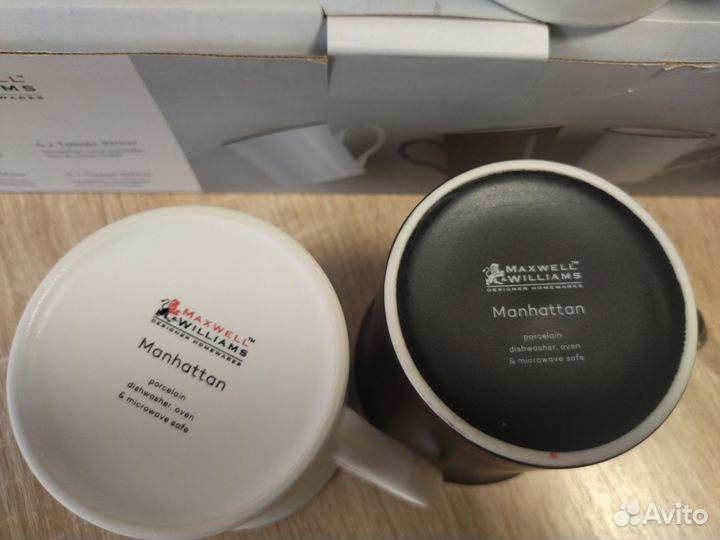 Набор кружек 4 шт фарфор