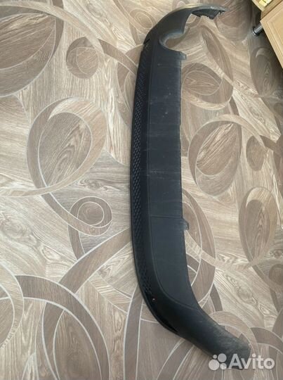 Задний диффузор ford focus 3 хатч 2.0