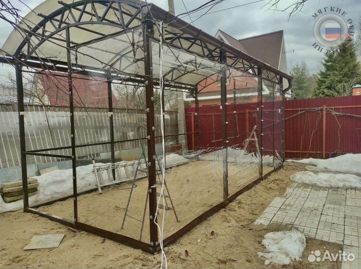 Мягкие окна из пленки пвх Корея