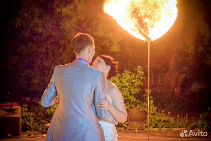 Огненное сердце Пиротехническая дорожка